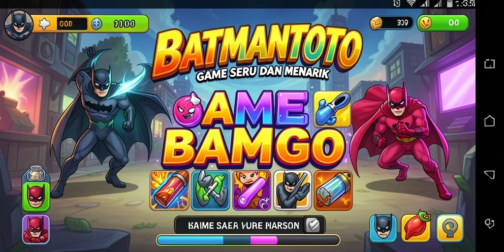 Screenshot menunjukkan gameplay seru dari BATMANTOTO dengan interaksi pemain.