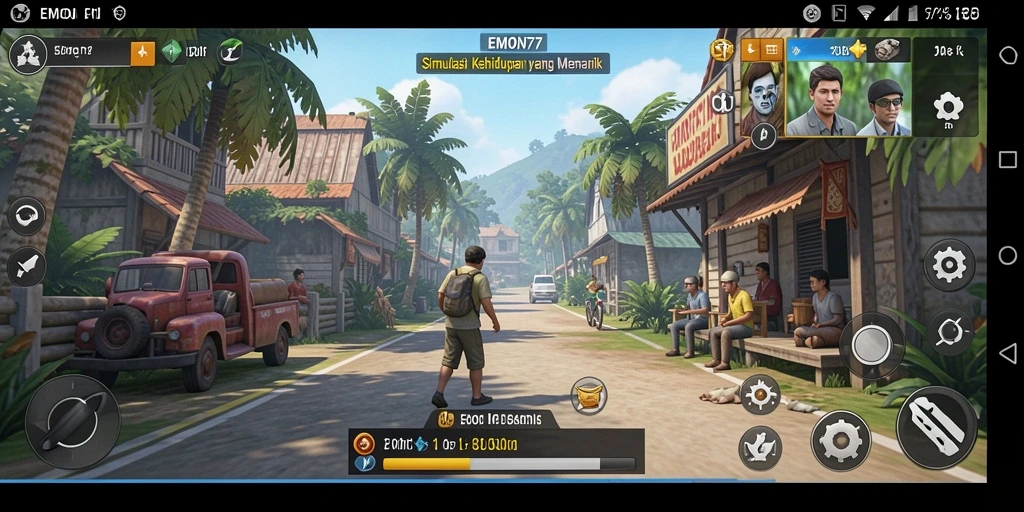Gambar menampilkan pengalaman gameplay menakjubkan dari EMON77.