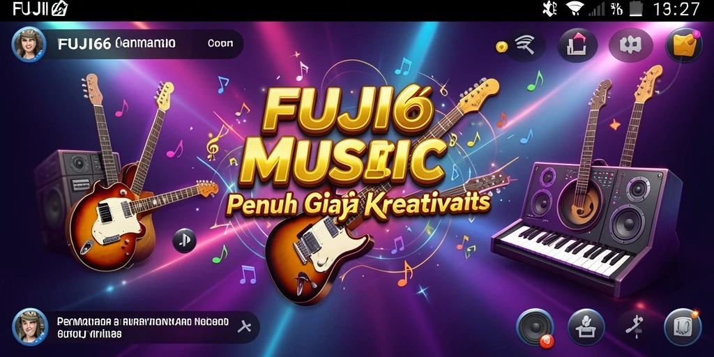 Gameplay seru yang menampilkan interaksi musik yang dinamis.