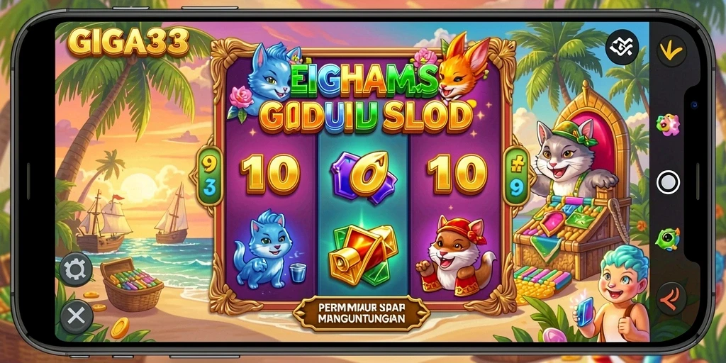 Screenshot GIGA33 menampilkan gameplay seru dan menguntungkan.