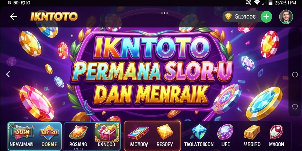 Tampilan gameplay menarik dari permainan Slot IKNTOTO.