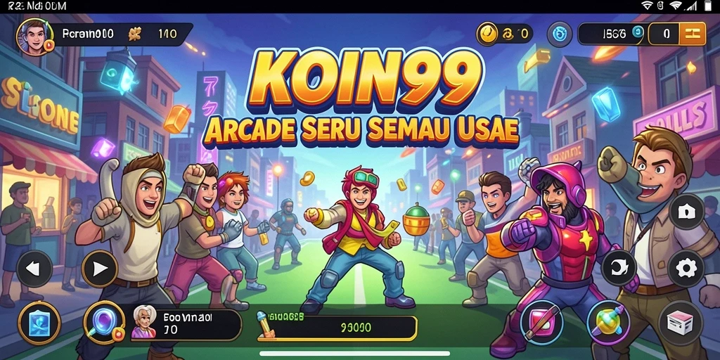 Tampilan gameplay seru dan interaktif KOIN99.