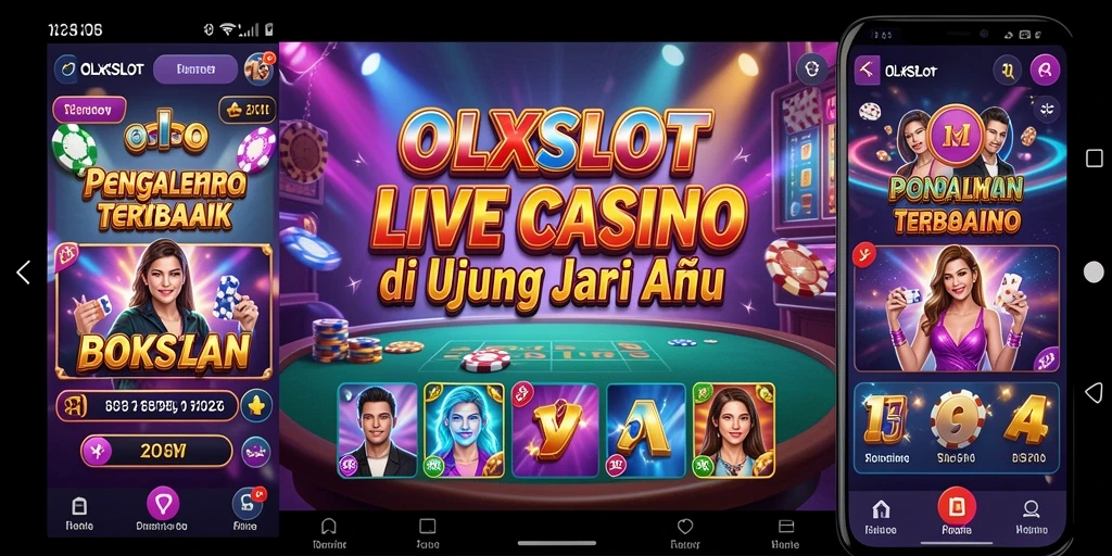 Tampilan menarik dan interaksi langsung dari permainan Live Casino OLXSLOT.