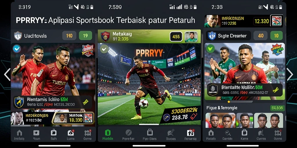 Tampilan screenshot utama PPRRYY dengan gameplay Sportsbook yang menarik.
