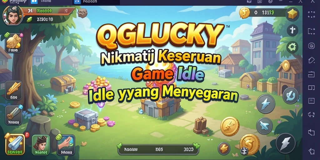 Tampilan gameplay QGLUCKY yang menarik dan interaktif.
