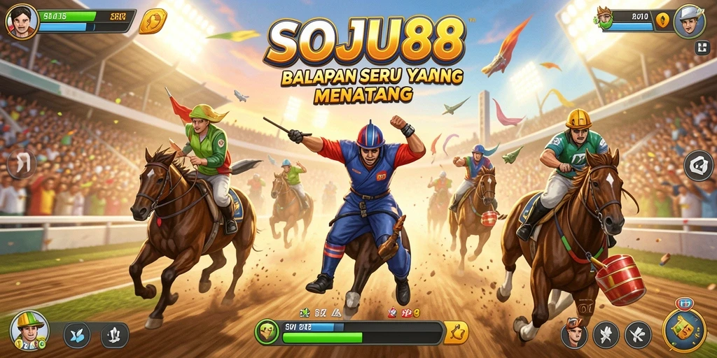 Gameplay Racing yang mendebarkan di SOJU88.